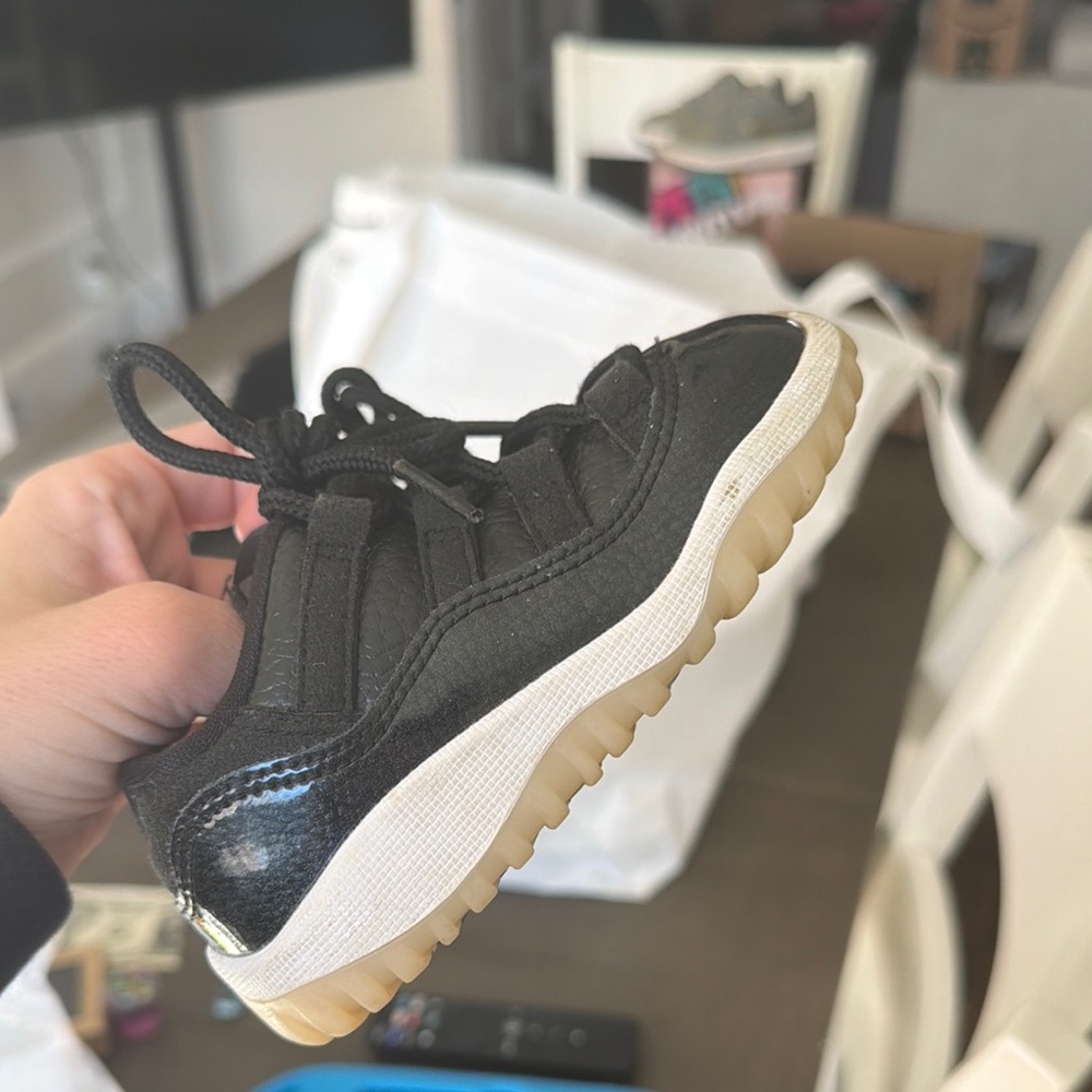 Kids Black and White Sneakers